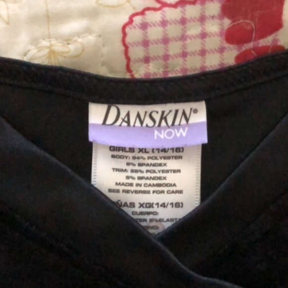 Longsleeve Black Velvet Leotard - Picture 2 of 2